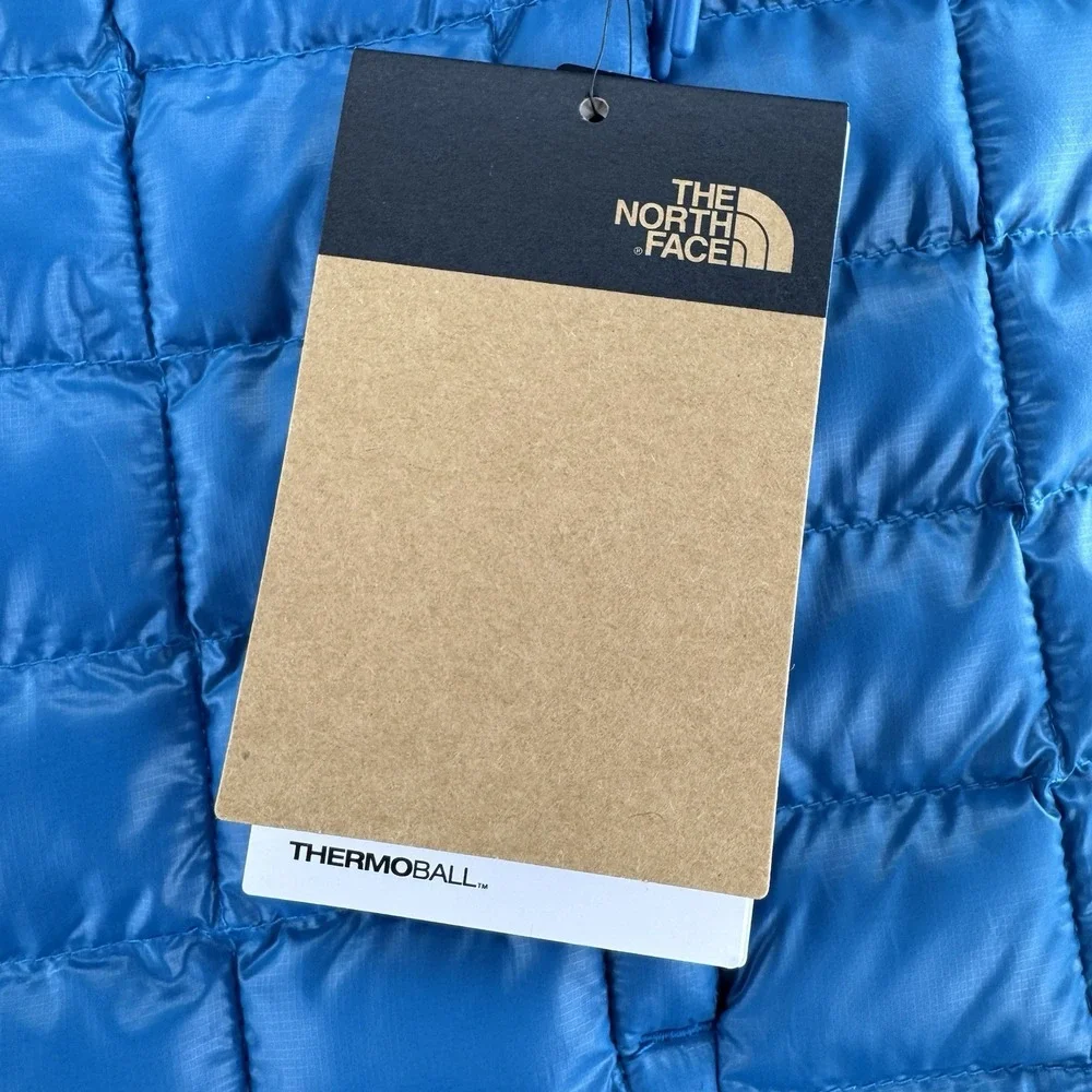 The North Face Thermoball Puffer Jacket Vest Mens XL Dusk Blue
